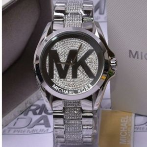 Brand NWT MICHAEL KORS Crystal Glitz ladies watch